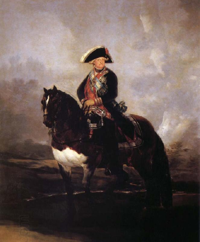 Francisco Goya Carlos IV on Horseback China oil painting art